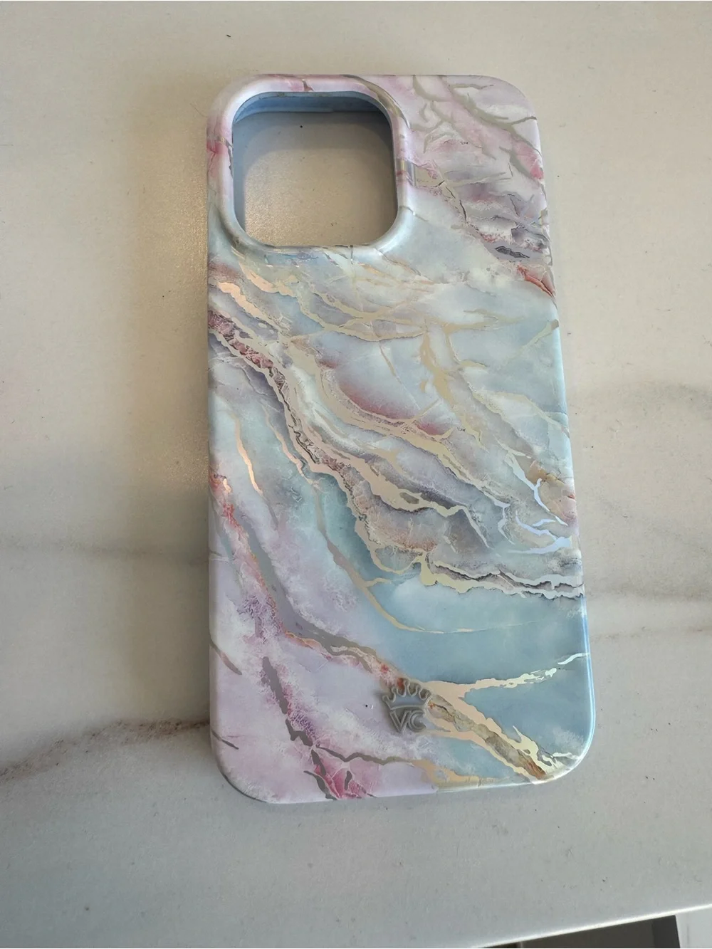Apple iPhone 15 ProMax Case Set Black Leopard & Pink Marble with Gold Veining